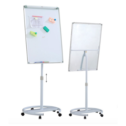 Flip Chart Stand with Wheels 90 x 60 cms
