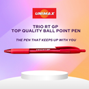 Pen - Unimax Trio RT GP Ball Point Pen (Red)