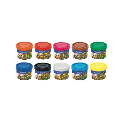 Paint - Box of 5 Poster Paint (Assorted Colours)  -  40g cans