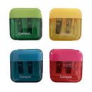 Sharpener - Double (with Rectangular Container Big / Small Pencil) (Campus)