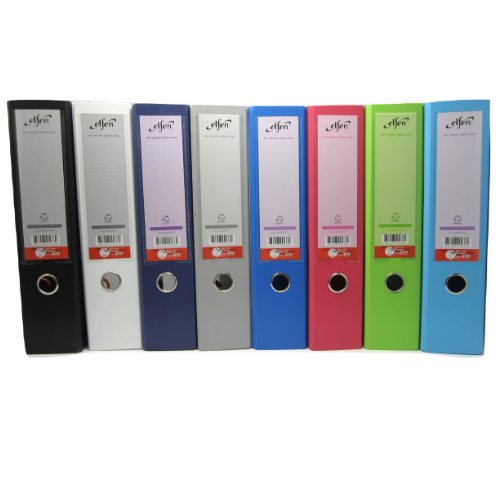 Files - Lever Arch Elfen Plastic (75mm / 3 inch) - Random Colours