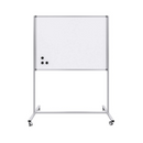 Boards - Whiteboard Magnetic - 90 x 120cm with stand and wheels