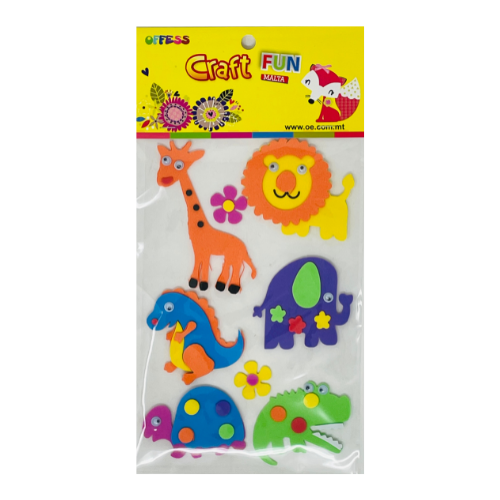 Stickers - Self-Adhesive with Foam (Jungle)