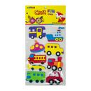 Stickers - Self-Adhesive with Foam (Transportation)