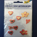 Stickers - 3D Stickers Set (Flowers and Hearts)