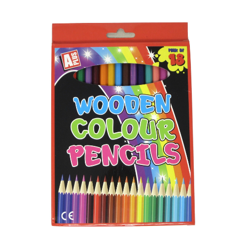 Pencils - Coloured - (Set of 18) (A Plus)