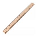 Ruler - Wooden - 30cms