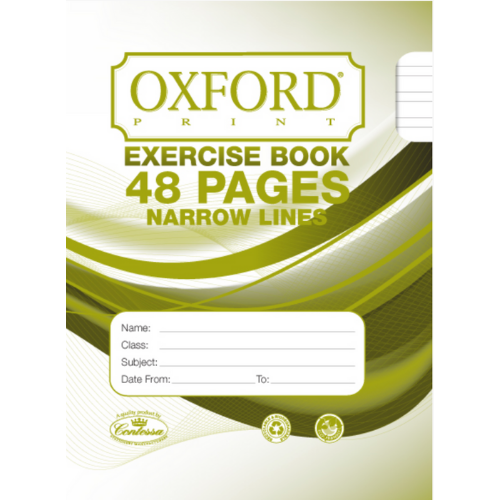 Exercise Book / Copybook - 48 Pages Narrow Lines (Blue)