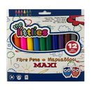 Markers - Fibre Tipped Gem Markers Thick x12