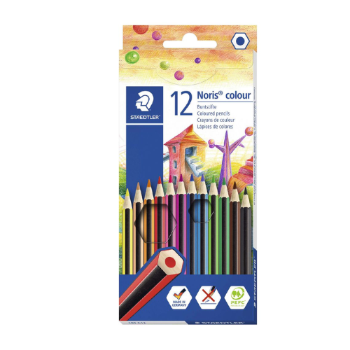 Pencils - Coloured - Staedtler - High Quality Coloured Pencil Set x12