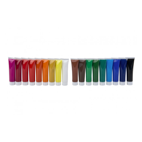 Paint - Acrylic - Acrylic Paint Jumbo Set x18 - 36ml - Normal Quality