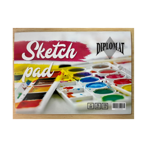 Sketch Pad A4 - 25 Sheets - (Detachable Papers)