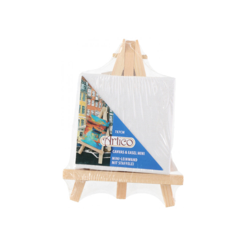 Stretched Canvas - Mini (7cm x 7cm) with Easel