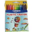 Crayons - Coloured Crayons (Set of 12) (Campus)