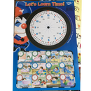 Educational Charts - Time / Alphabet / Shapes / Planets