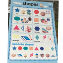 Educational Charts - Time / Alphabet / Shapes / Planets