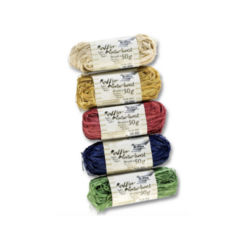 Raffia - 50g (Various Colours)