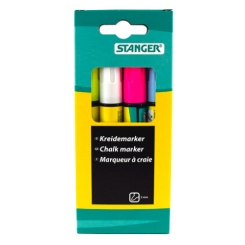 Markers - Chalk Markers (Pack of 4 Colours)