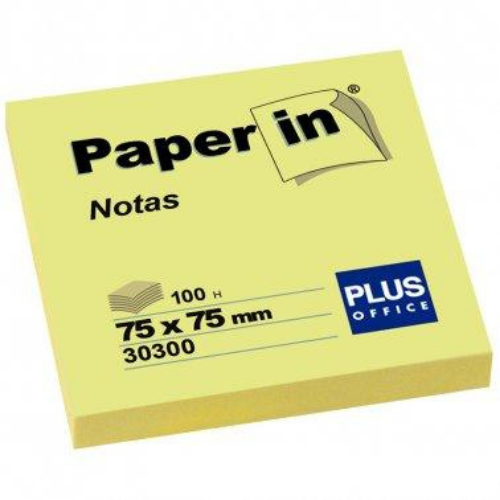 Sticky Notes - Paper Stick on Notes 75 x 75mm Yellow