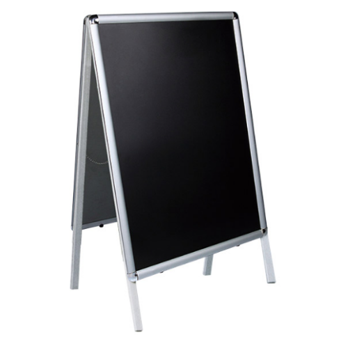 Boards - Chalk Board - Double Sided - 90 x 60 cms with Aluminium Frame