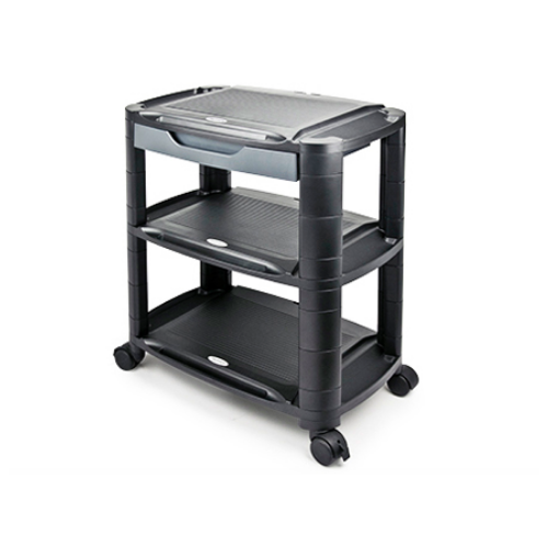 Machine Cart / Monitor or Printer Stand with storage shelves.
