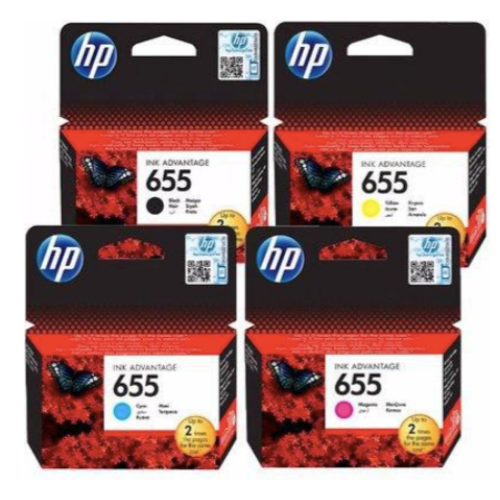 Ink Cartridges - HP 655 Colour