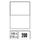 Labels - Computer Labels - 148 x 210mm (Packet x100 sheets)