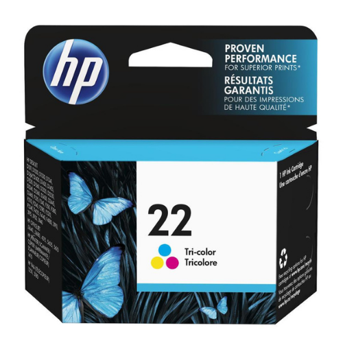 Ink Cartridges - HP 22 Colour