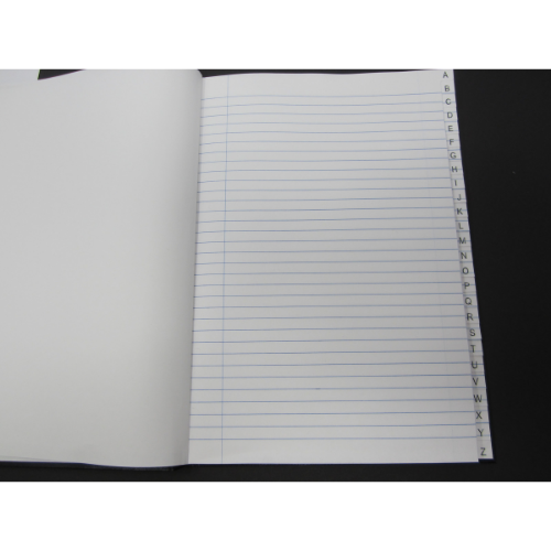 Writing Pads - Index Book A to Z - 100 sheets / 200 pages - A5