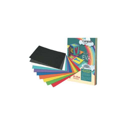 Foam Sheets 20 x 30 cm - Assorted Colours - (x12 pieces per pack)