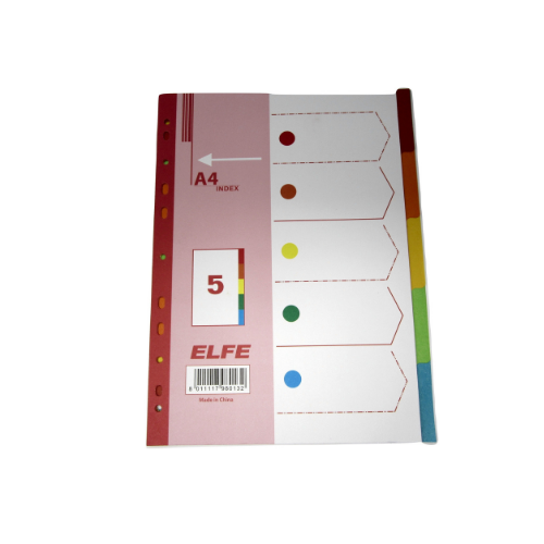 Dividers - Elfe Dividers / Separators x5 coloured tabs