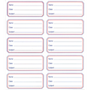 Labels for Copybooks / Exercise Books