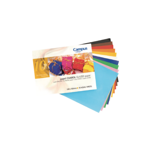 Craft Paper - Glazed - (Packet of 10 sheets x 10 colours)