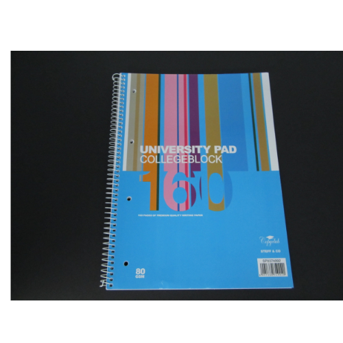 Writing Pad - University College Block Writing Pad - 160 Pages (Single or Pack x5)