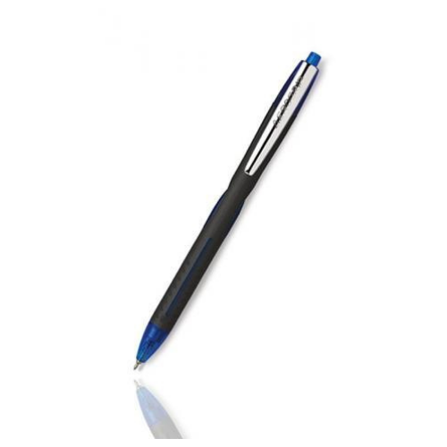 Pen - Unimax Aero Grip Blue Pen - Retractable with Finger Grip