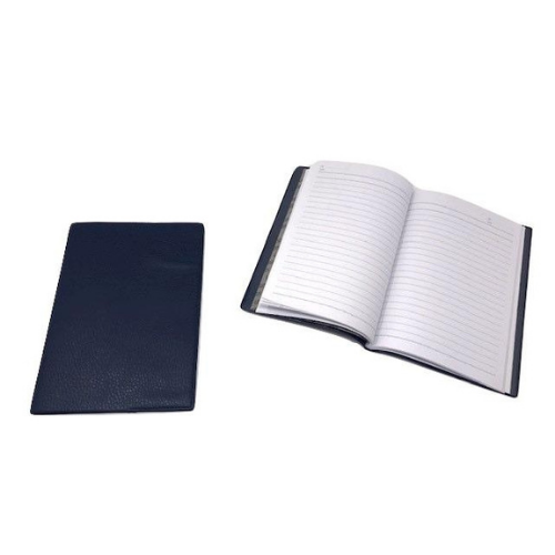 Notebook - 80 sheet Hard Plastic Leather Texture Cover