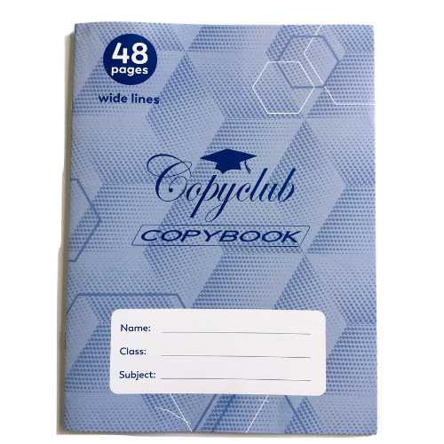 Exercise Book / Copybook - 48 Pages Wide Lines.