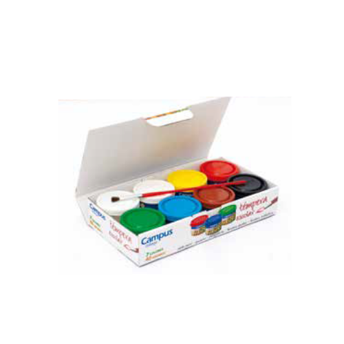 Paint - Box of 7 Poster Paint (Various Colours)  -  40g cans