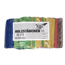 Craft Sticks - (Sold Per Stick) (Pack of 500) (114 x 10 x 2mm) - Assorted Colours (Folia)